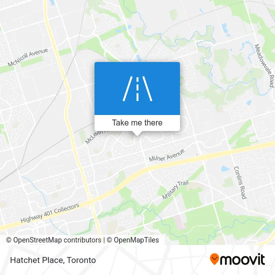Hatchet Place map
