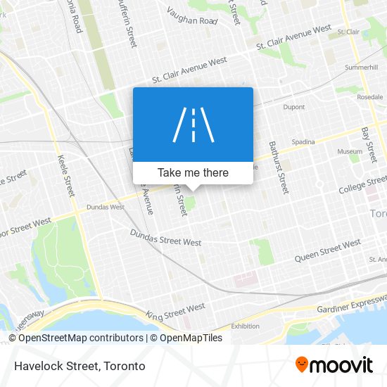 Havelock Street map