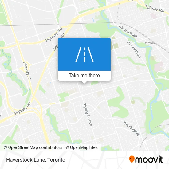 Haverstock Lane map