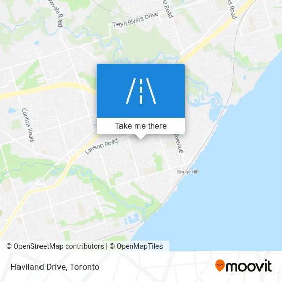 Haviland Drive map