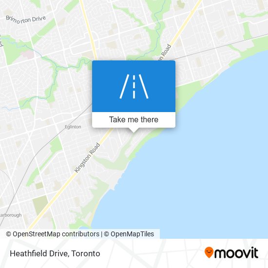 Heathfield Drive map