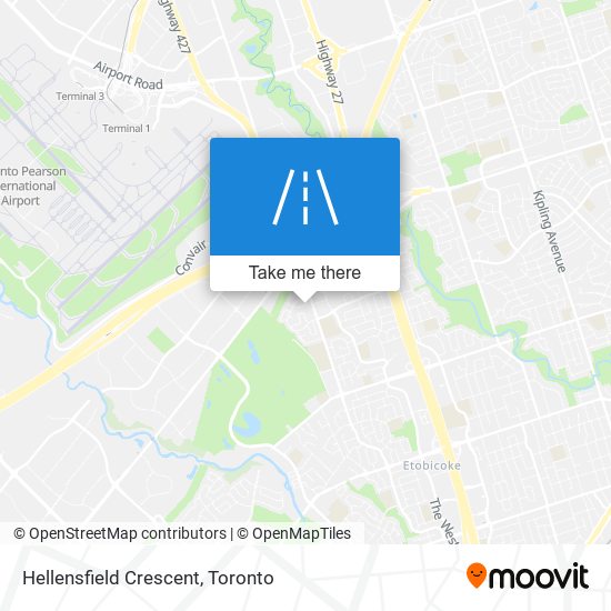 Hellensfield Crescent map