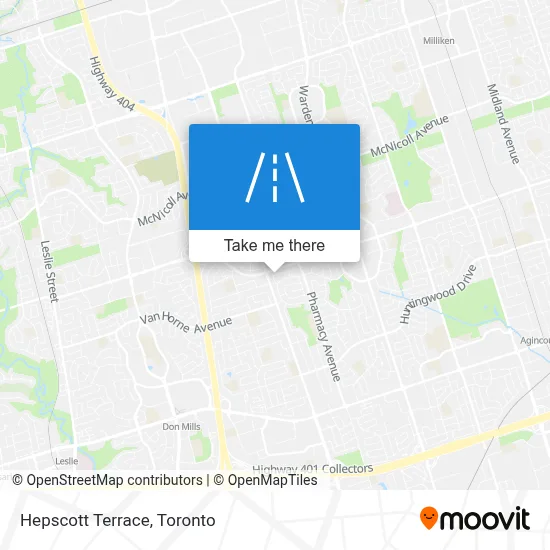 Hepscott Terrace map