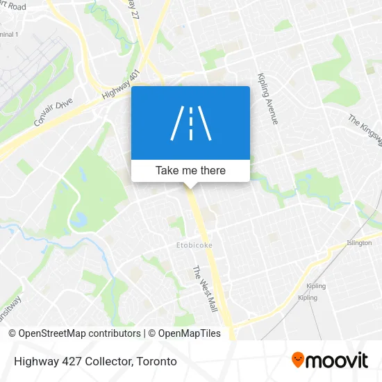 Highway 427 Collector map