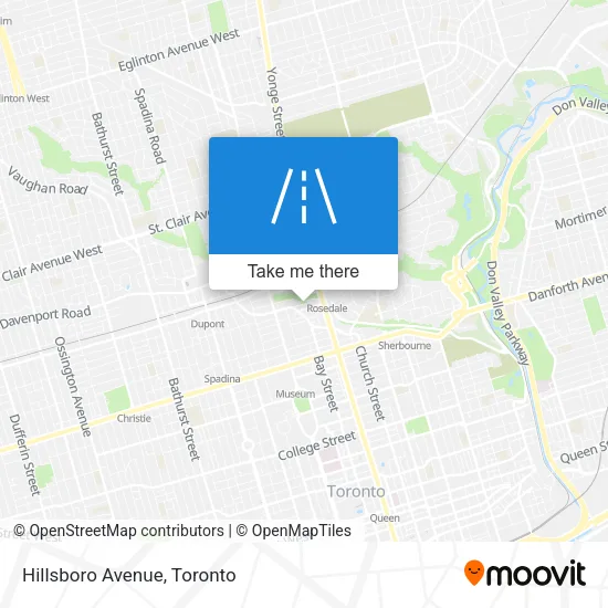 Hillsboro Avenue map