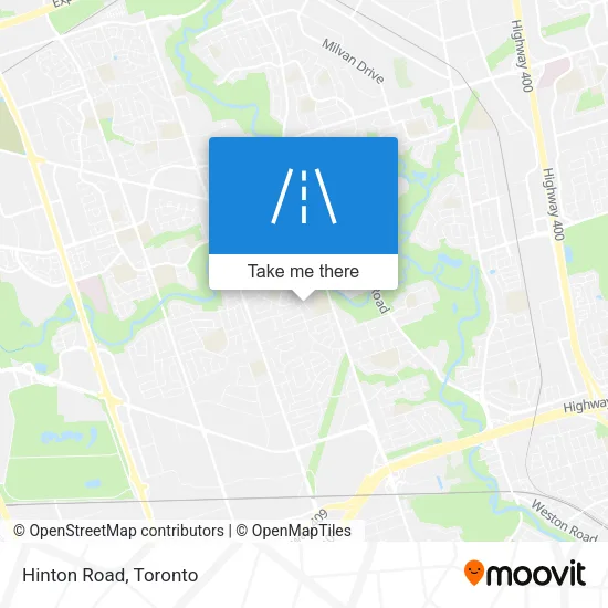 Hinton Road map