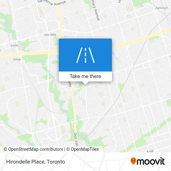 Hirondelle Place map
