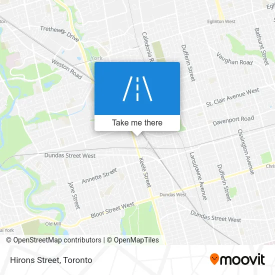 Hirons Street map