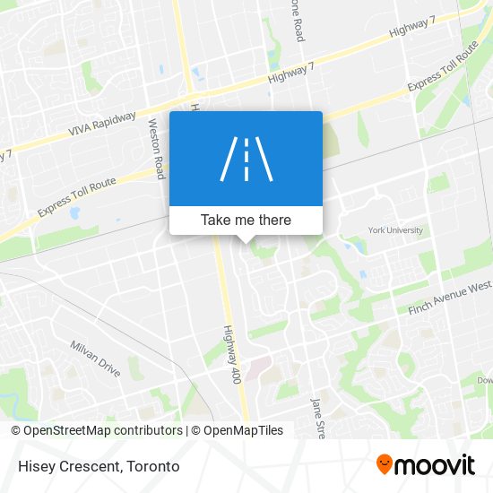 Hisey Crescent map