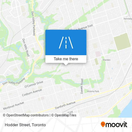Hodder Street map