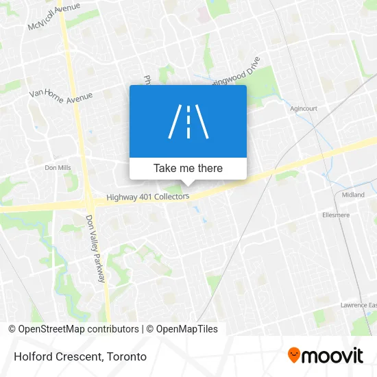 Holford Crescent map