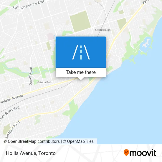 Hollis Avenue map