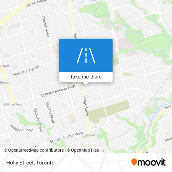 Holly Street map