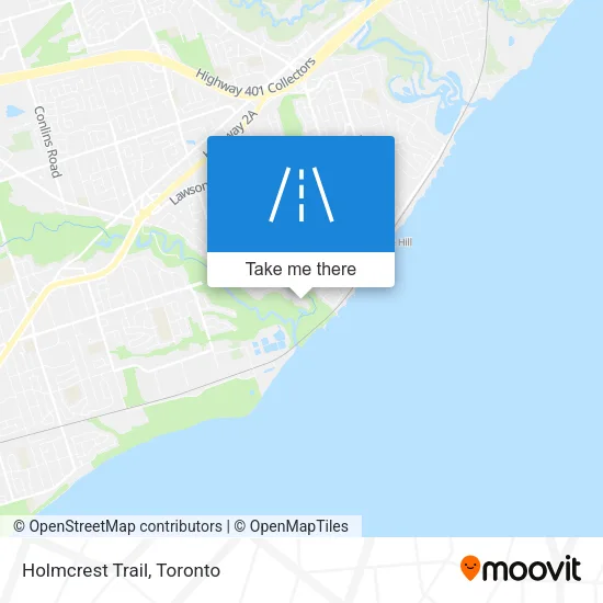 Holmcrest Trail map