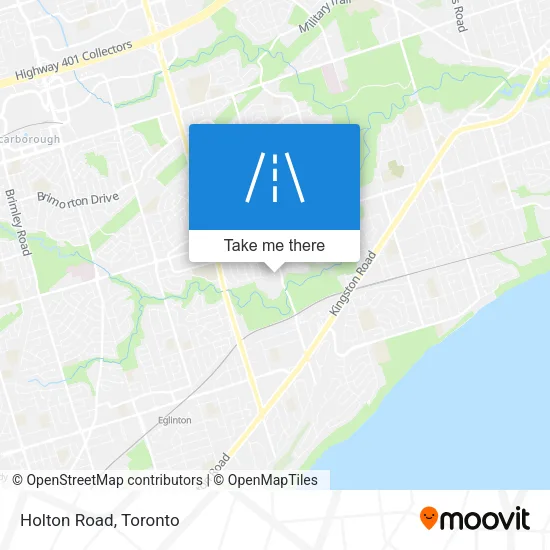 Holton Road map