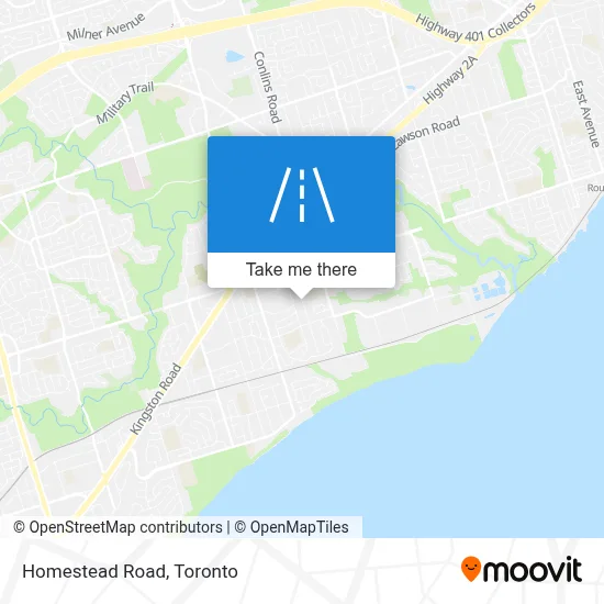 Homestead Road map