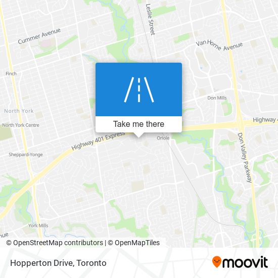 Hopperton Drive map