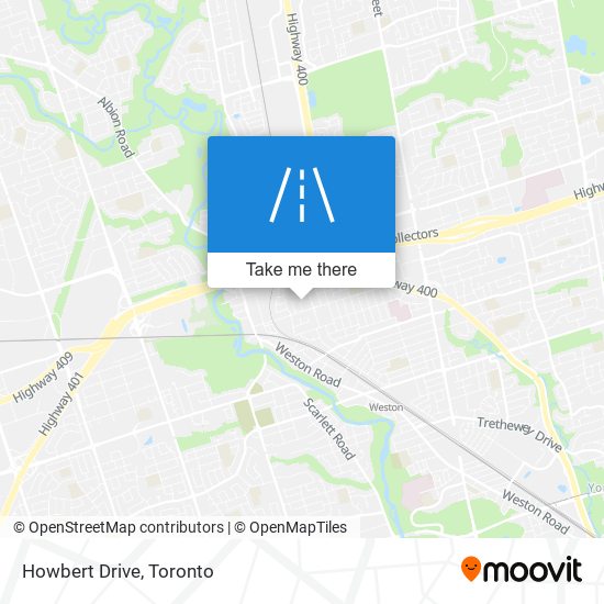 Howbert Drive map