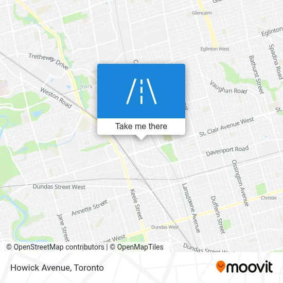Howick Avenue map