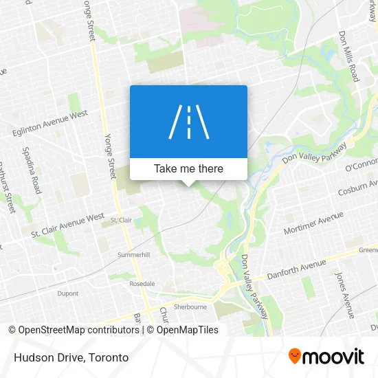 Hudson Drive map