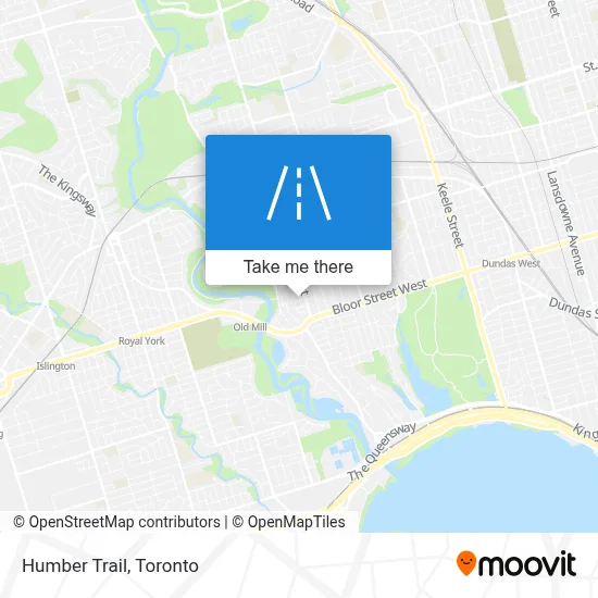 Humber Trail map
