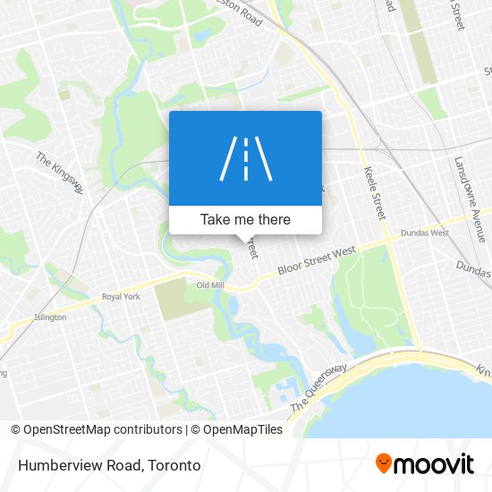 Humberview Road map