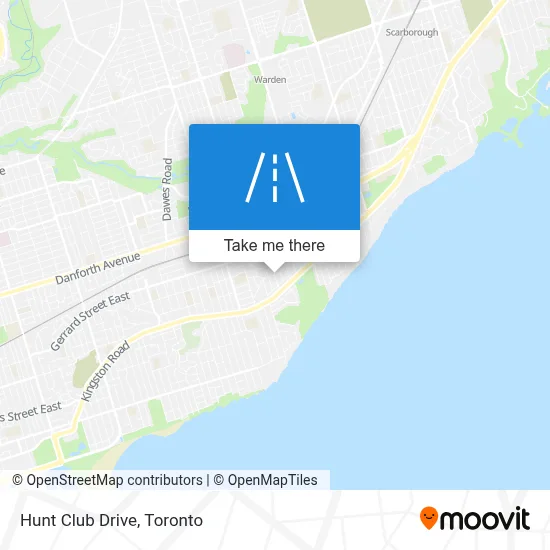 Hunt Club Drive map