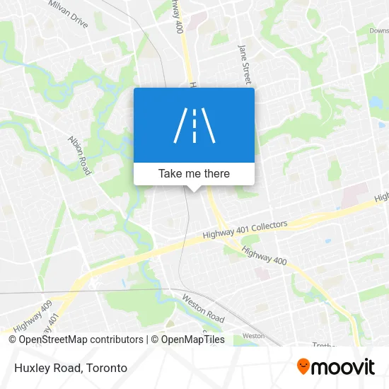 Huxley Road map
