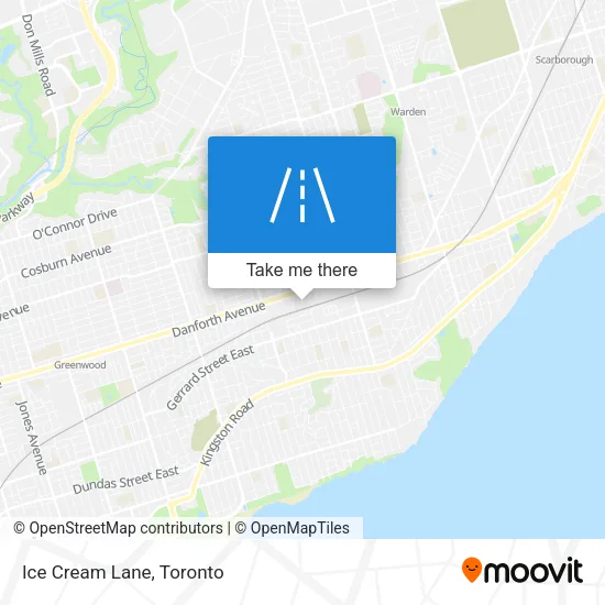 Ice Cream Lane map