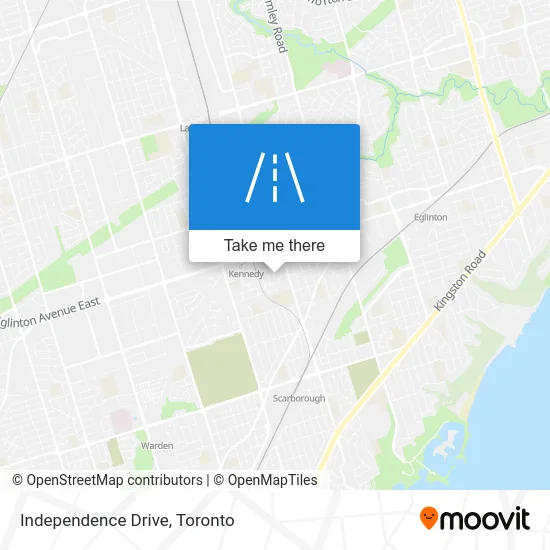 Independence Drive map