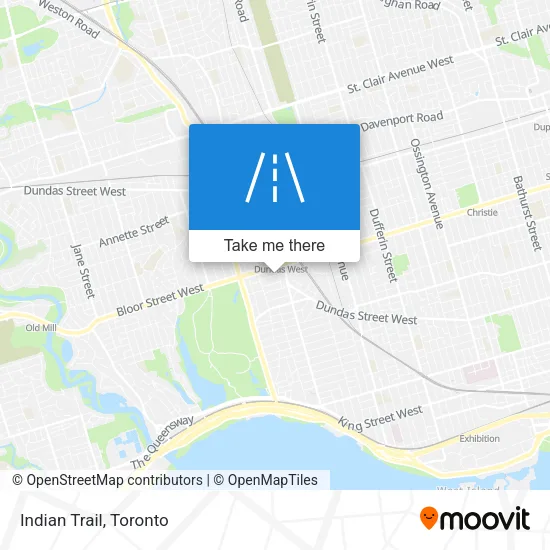 Indian Trail map