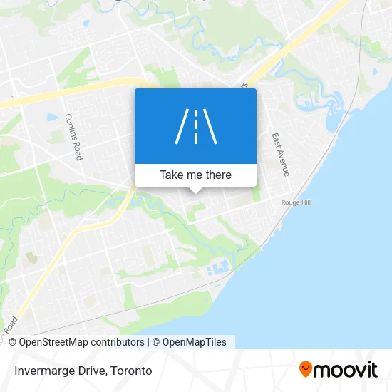 Invermarge Drive map