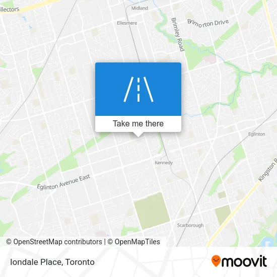 Iondale Place map