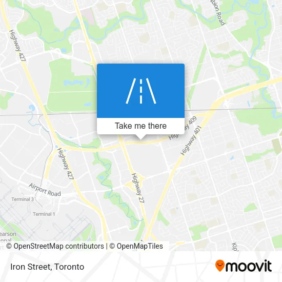 Iron Street map