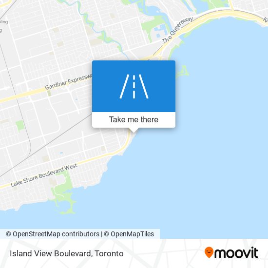 Island View Boulevard map