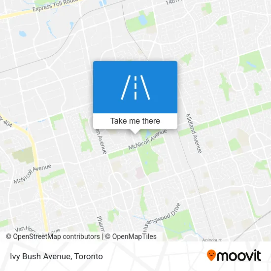 Ivy Bush Avenue map