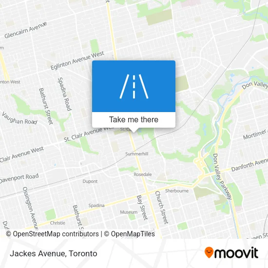 Jackes Avenue map