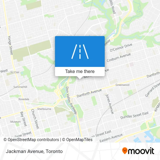 Jackman Avenue map