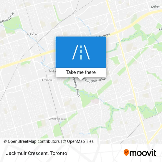 Jackmuir Crescent map