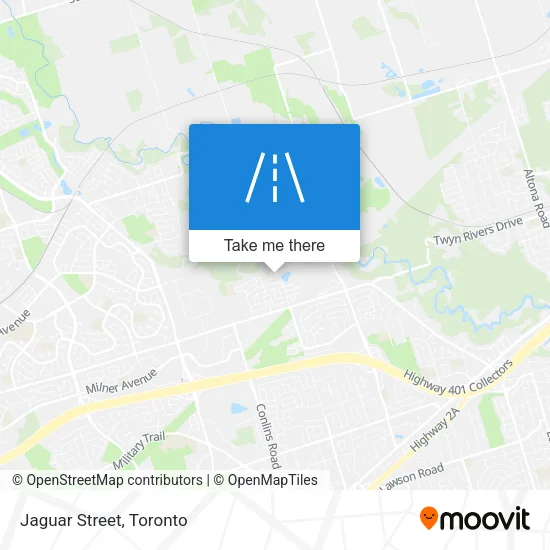 Jaguar Street map
