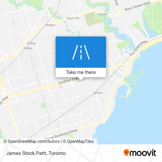 James Stock Path map