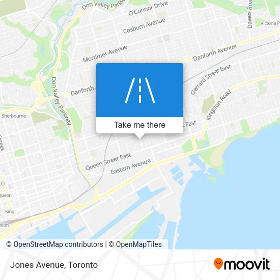 Jones Avenue map