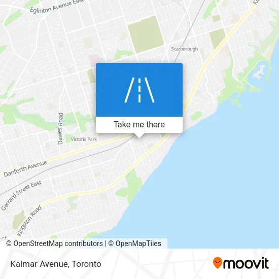 Kalmar Avenue map