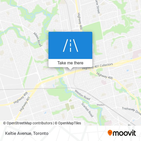 Keltie Avenue map