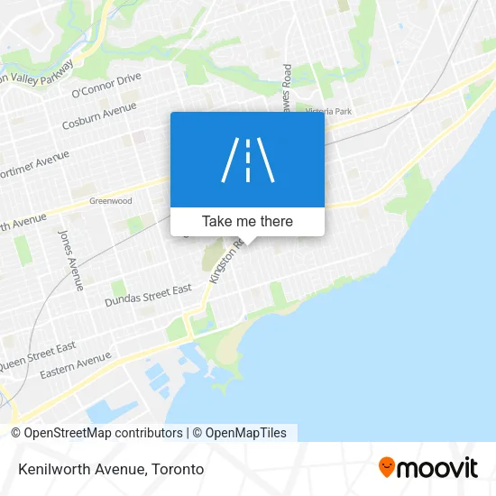 Kenilworth Avenue map