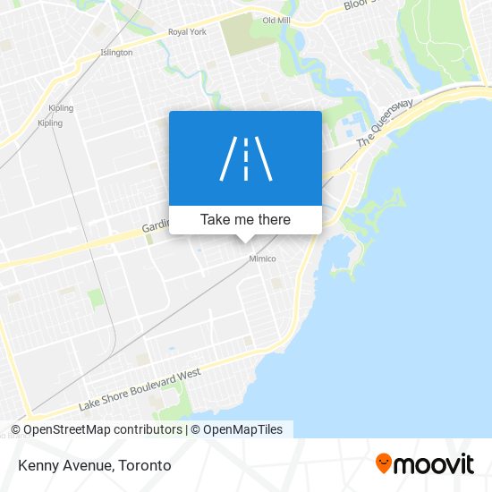 Kenny Avenue map