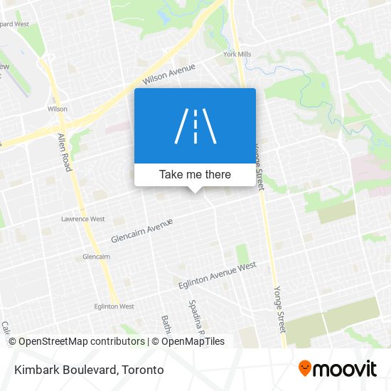 Kimbark Boulevard map