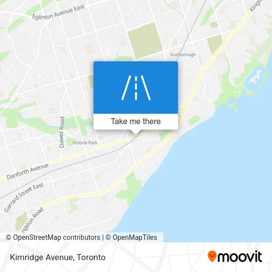 Kimridge Avenue map