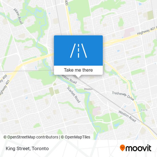 King Street map