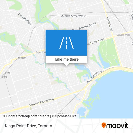 Kings Point Drive map